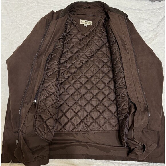 Y2K Natural Issue Men’s Coat W Removable Inner quilted Liner Cozy Chic -Sz 4XLT - Picture 4 of 9